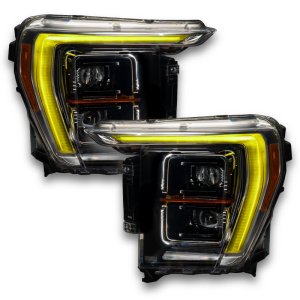 Ford F-150 Headlight DRL Upgrade Kit - ORACLE Lighting - ColorSHIFT RGB+W with 2.0 Controller - `21-`22